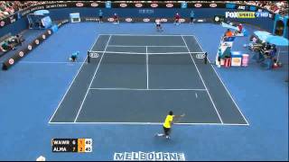 Almagro vs Wawrinka AO 2012 HD Highlights [upl. by Orlena]