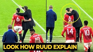 Unseen VIRAL footage show Van Nistelrooy genius tactical explain Lisandro Martinez play as left back [upl. by Malcom839]