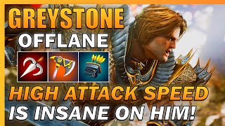 200 ATTACK SPEED Greystone is an ABSOLUTE MENACE you cannot fight  Predecessor Offlane Gameplay [upl. by Docila]