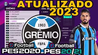 Grêmio Atualizado 2023  eFootball PES 2020 [upl. by Hazelton]