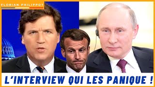 Tucker Carlson en interview avec Poutine  l’Occident panique [upl. by Mohn]