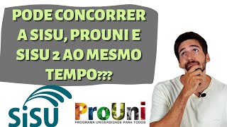 PODE FAZER SISU SISU2 E PROUNI [upl. by Nilyac461]