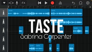 Taste  Sabrina Carpenter tutorial [upl. by Parfitt]