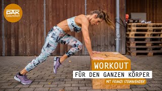 Dieses Workout macht dich rundum fit  fitmitfranzi  DAKGesundheit [upl. by Rapsac]