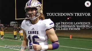 Trevor Lawrence MAKING HISTORY PT 2  BREAKS Deshaun Watson TD RECORD [upl. by Eremahs]