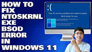 How To Fix Ntoskrnlexe BSOD Error in Windows 1110 [upl. by Innob]