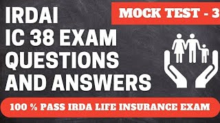 IRDA Exam Questions and Answers  7  IRDA Exam Preparation [upl. by Thacher]