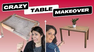 Crazy Table Makeover [upl. by Ocirred580]