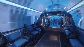 500 player test in Star Citizen uncut 19 minutes [upl. by Nuahsak]