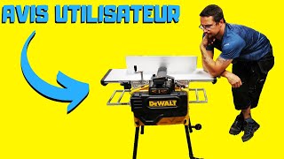 PRÉSENTATION ET TEST raboteuse dégauchisseuse DEWALT D27300 QS [upl. by Zillah]