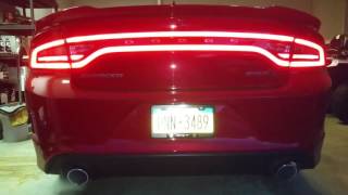 Hellcat Charger Mid muffler replaced with Vibrant muffler [upl. by Kriste603]