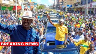 WATCH HOW RUTO AND RAILA LANDED IN TANA RIVER COUNTY TODAY TO LAUNCH NEW PROJECTS AFTER HANDSHAKE🔥🔥 [upl. by Sitra655]