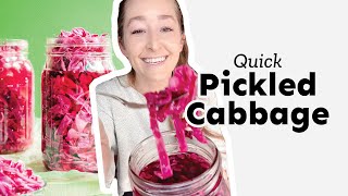 How To Make Pickled Red Cabbage [upl. by Saffier]