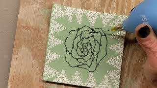 Underglaze Demonstration on greenware using dot painting techniques [upl. by Llecrup123]