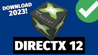 How To Download And Install DirectX 12 On Windows 1011 2023 [upl. by Alleacim]