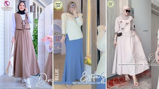 25 BAJU SETELAN ONE SET UNTUK LEBARAN MODEL TERBARU 2025  Part 4 [upl. by Ahseinod728]