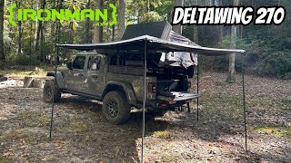 THE BEST 270 Degree Awning For the Price  IRONMAN 4x4 DeltaWing 270 [upl. by Iarahs235]