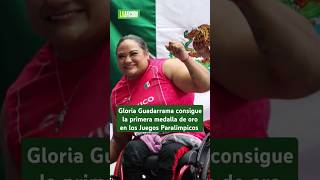 Gloria Zarza Guadarrama gana medalla de oro en lanzamiento de bala F54 en Juegos Paralímpicos [upl. by Hasty365]