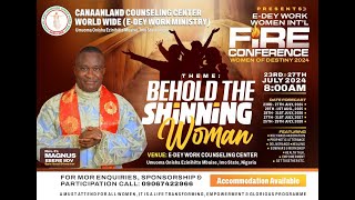 CLOSING FORMALITIES EDEY WORK DESTINY WOMEN INTL FIRE CONFERENCE 2024 [upl. by Valentia]