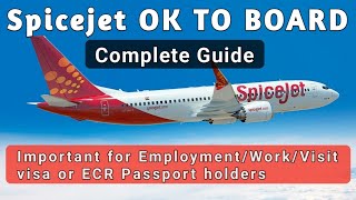 Spicejet ok to board dubai update oktoboardspicejet oktoboard [upl. by Rozele]