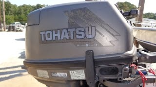 6M4931 Used 1999 Tohatsu M18E25 18HP 2Stroke Outboard Boat Motor 15quot Shaft [upl. by Netsirhc823]