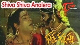 Bhakta Kannappa Songs  Shiva Shiva Analera  Krishnam Raju  Vanisree [upl. by Siger587]