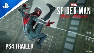 Marvels SpiderMan Miles Morales  PS4 Trailer [upl. by Anaiuq9]