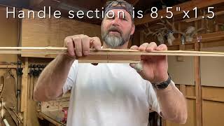 My DIY Reflex Deflex Hickory Bamboo Longbow [upl. by Honora]