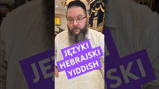 Język hebrajski i język yiddish chasydzi judaizm żydzi terazjużwiesz tradycjeżydowskie [upl. by Garnett518]