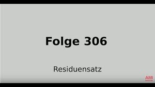 Residuensatz Funktionentheorie Folge 306 [upl. by Qidas]