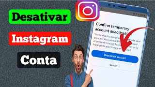 Como desativar conta do Instagram fácil e rápido [upl. by Aciruam]