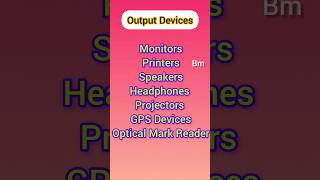 Input and Output Devices in computer  Computer Questions input output [upl. by Noicpesnoc]