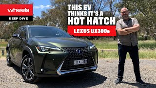 2022 Lexus UX300e review Is Lexus’ first EV worth the wait  Wheels Australia [upl. by Alleroif]