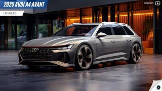 New 2025 Audi A4 Avant Unveiled  Will get an allelectric powertrain option in 2025 [upl. by Olga]