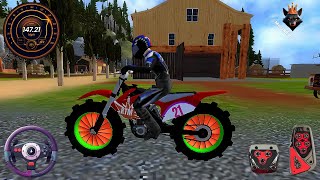 Motocross Dirt Bike Impossible Stunt Games  Offroad Outlaws KTM Motorcycle Racing Android Gameplay [upl. by Waverly]