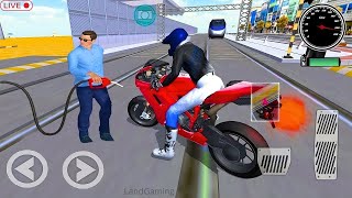 ✅ 3D Driving Class Simulator  Bullet Train Vs Motorbike  Bike Driving Game  Android Gameplay2024 [upl. by Meave740]