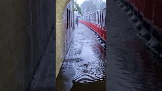 Flooded path Botley Road Railway Tunnel Oxford [upl. by Pascoe351]