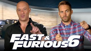 Fast amp Furious 6  Vin Diesel and Paul Walker Take Us Behind the Scenes [upl. by Wetzel]