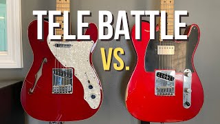 Single Coil vs Humbucker Pickups on a Telecaster Whats the Difference [upl. by Bluh]