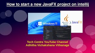 How to start a new javafx project on intellij [upl. by Esdnil]