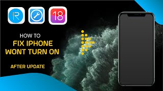 iPhone wont Turn On after iOS 18 Update  How to Downgrade iOS 18 to iOS 17 without data loss [upl. by Alston]