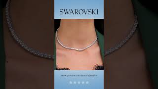 SWAROVSKI  Tennis Deluxe Necklace  Shorts [upl. by Seiter508]