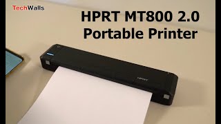 HPRT MT800 20 Thermal Transfer Portable Printer  Unboxing amp Testing [upl. by Okechuku]