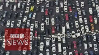 The worlds longest traffic jams BBC News [upl. by Sedgewick]