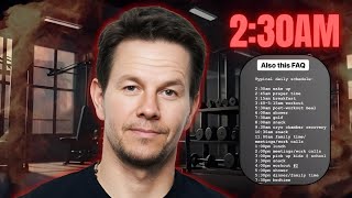 Mark Wahlbergs INSANE Daily Routine [upl. by Anieral]