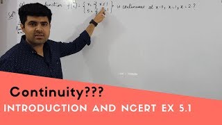 Continuity and Differentiablity Class 12th XII CBSE Part 01 Introduction and Ex 51 [upl. by Siladnerb205]