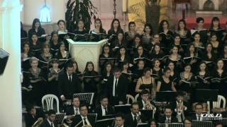 EL HOMBRE ARMADO quotSANCTUSquot  Orquesta Sinfónica de Caldas  Coro UTP  Coro Universidad de Caldas [upl. by Naitsirhc847]