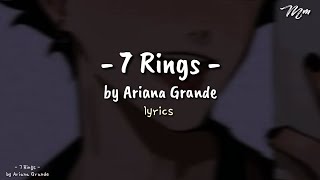 7 Rings  Ariana Grande Tiktok Song LYRICS [upl. by Caton]