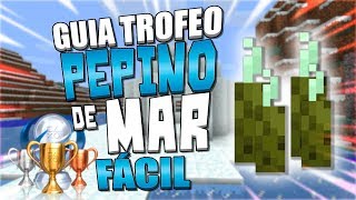 UNO DOS TRES Y CUATRO PEPINOS DE MAR quotColoca 4 Pepinos de Marquot Trofeo Minecraft Consolas [upl. by Eiruam]