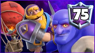 Top 70 with Lumberloon Freeze Deck  Clash Royale [upl. by Malchus]